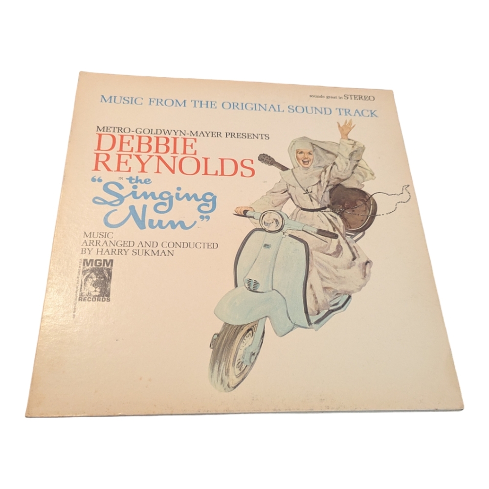 1966 Debbie Reynolds The Singing Nun Soundtrack MGM SMAS-90670 Vinyl LP Record